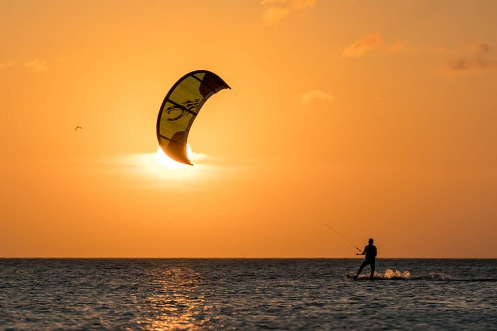 kitesur île Maurice, un sport aquatique en vogue